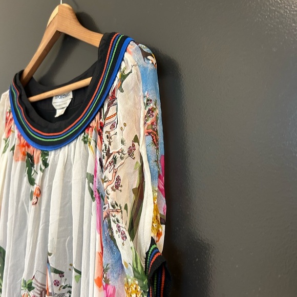 Sportmax Max Mara sz EVC 8 vintage sheer dress with black mini lined interior - Picture 2 of 16